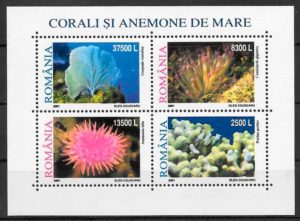 sellos fauna Rumania 2001
