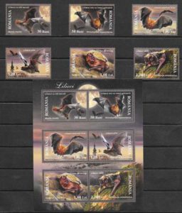 coleccion sellos fauna Rumania 2006