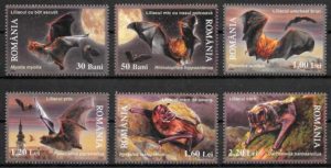 sellos fauna Rumania 2006