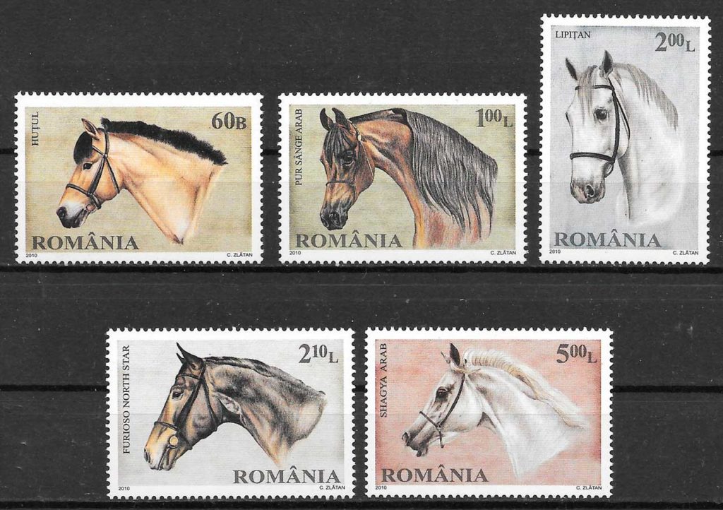 filatelia coleccion fauna Rumania 2010