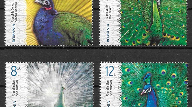 coleccion sellos fauna Rumania 2018