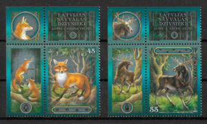 sellos fauna Letonia 2007