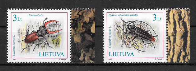 filatelia fauna 2003 Lituania