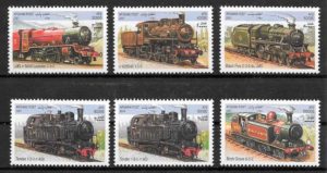 filatelia trenes Afganistan 2001