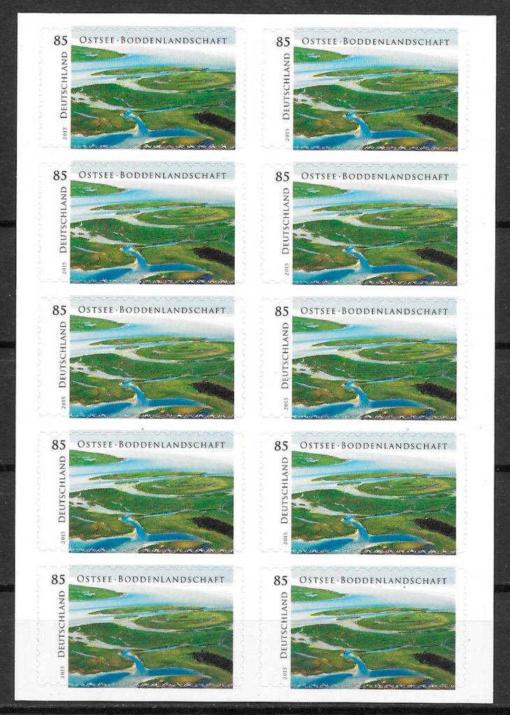 coleccion sellos parques naturales Alemania 2015