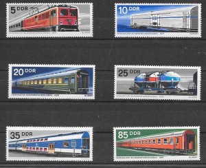 transporte ferroviario DDR 1973