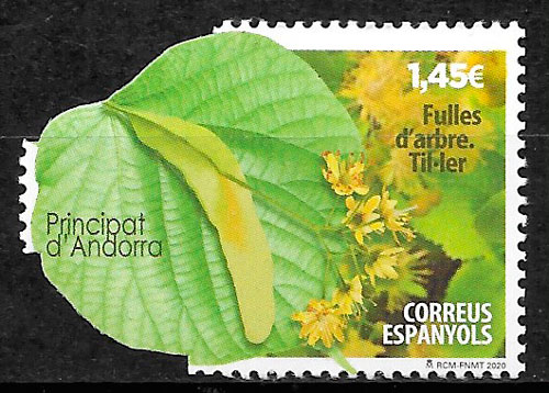 sellos flora Andorra Espanola 2020