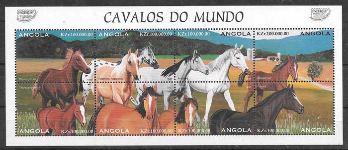 sellos fauna Angola 1994