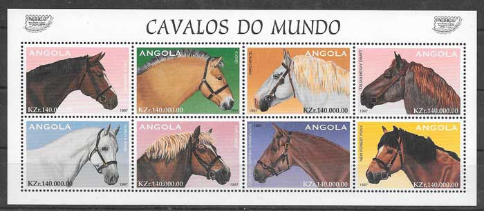 sellos fauna angola 1997