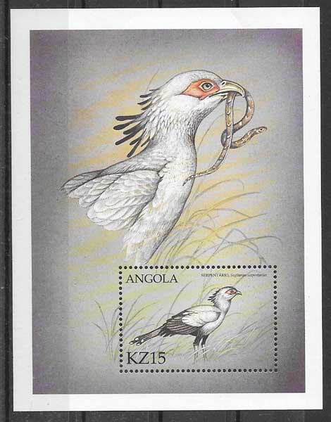 sellos fauna Angola 2000