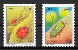 filatelia colección fauna Argelia 1994