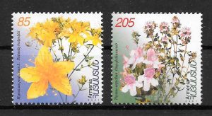 filatelia colección flora Armenia 2001