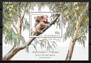 filatelia colección fauna Australia 1995
