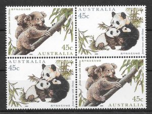 filatelia colección fauna Australia 1995