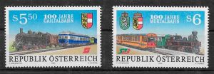 sellos trenes Austria 1994