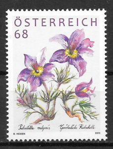filatelia flora Austria 2015