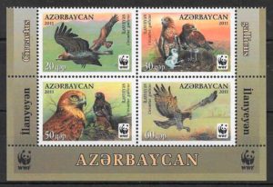 sellos wwf Azerbaiyan 2011