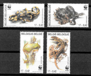 filatelia wwf Belgica 2000