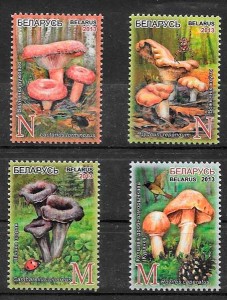 sellos setas Bielorrusia 2016
