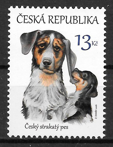 colección selos perros Chequia 2016