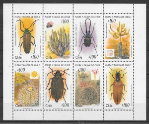 sellos fauna y flora Chile 1995