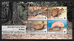 colección sellos fauna wwf Christmas Island 2011