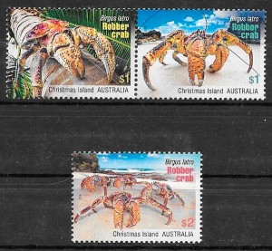 colección sellos fauna Christmas Island 2016