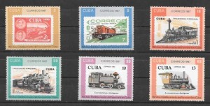 transporte ferroviario Cuba 1987