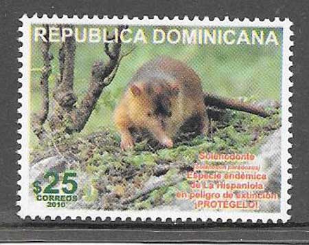 coleccion sellos fauna Dominicana 2010