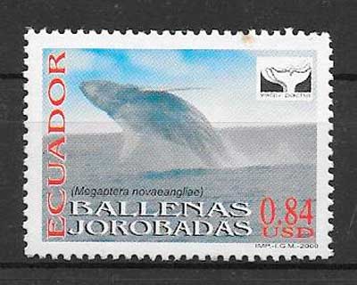 sellos fauna Ecuador 2000