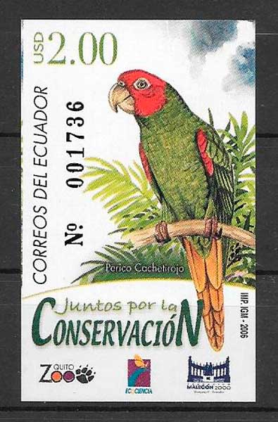 sellos fauna Ecuador 2006