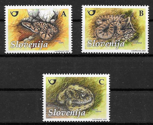 sellos fauna Eslovenia 2010