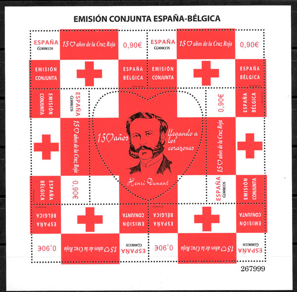 filatelia coleccion cruz roja Espana 2013