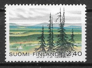 filatelia parques naturales Finlandia 1988