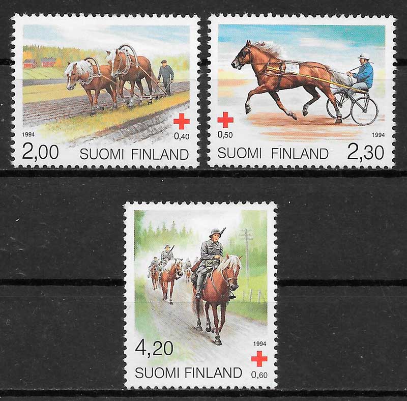 coleccion sellos Finlandia 1994