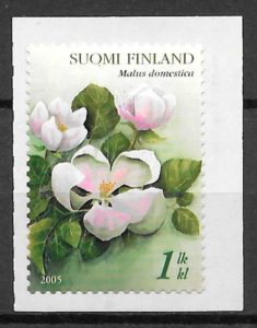 filatelia flora Finlandia 2005
