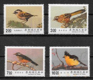 filatelia fauna Formosa 1990