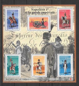 tema militar Napoleón y sus guardias