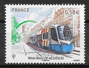 sellos trenes Francia 2011