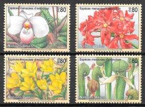 filatelia flora Naciones Unidas Genova 1996