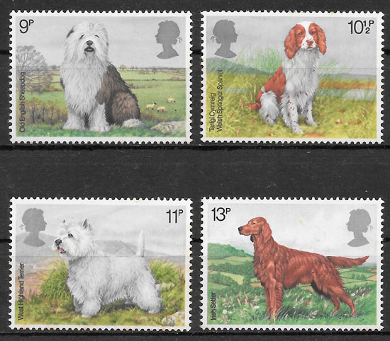 coleccuion sellos Gran Bretana 1979