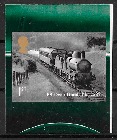 sellos trenes Gran Bretana 2011