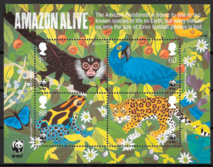 filatelia coleccion wwf Gran Bretana 2011