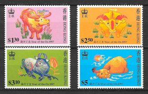 sellos año lunar Hong Kong 1997