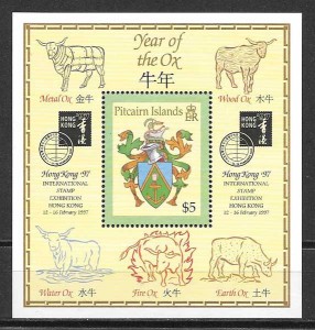 Sellos de Pitcain Expo Internacional 1997