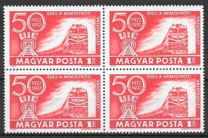 filatelia trenes Hungría 1972
