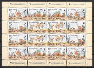 filatelia coleccion wwf Hungria 1994