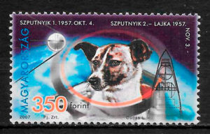 filatelia coleccion perros Hungria 2007