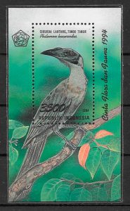 filatelia fauna Indonesia 1994