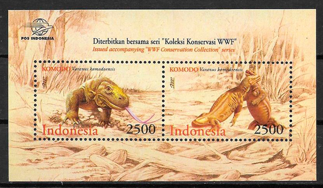 sellos fauna wwf Indonesia 2000